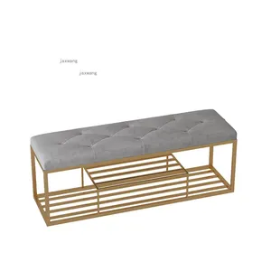 <span class=keywords><strong>Tabouret</strong></span> <span class=keywords><strong>bas</strong></span> en <span class=keywords><strong>fer</strong></span> <span class=keywords><strong>forgé</strong></span>, <span class=keywords><strong>tabouret</strong></span> à chaussures, repose-pieds, banc pour salon, chambre, couloir, vente en gros, fabricant, OEM, ODM, taille personnalisée - Product Image 5