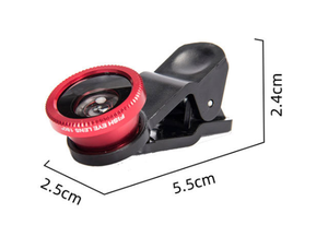 Universel 3 en 1 Clip Zoom <span class=keywords><strong>Objectif</strong></span> <span class=keywords><strong>Smartphone</strong></span> Caméra Grand Angle Fish Eye Lentille pour Téléphone Mobile - Product Image 3