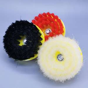 <span class=keywords><strong>Cepillo</strong></span> de disco OEM personalizable con cerdas industriales de nailon para limpiar el sofá, <span class=keywords><strong>cepillo</strong></span> eléctrico de grado Diy para <span class=keywords><strong>taladro</strong></span> - Product Image 2