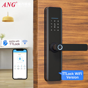 กุญแจล็อคประตูอัจฉริยะ ANG Keyless Biometric รุ่น 5050 แบบฝัง พร้อมระบบควบคุมผ่าน Wifi และรีโมท Ttlock - Product Image 4