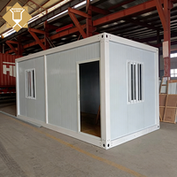 Maisons mobiles préfabriquées, structure en acier, cadre de transport, maison modulaire, 20 pieds, emballage plat, préfabriqué en acier, fabriqué en Chine, usine