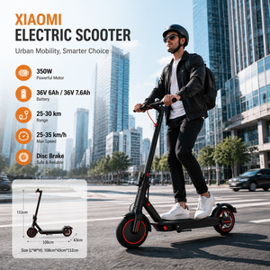 Patinete Eléctrico <span class=keywords><strong>Xiaomi</strong></span> con Motor de 350W, 36V 6Ah/7.6Ah, Alcance de <span class=keywords><strong>25</strong></span>-30km, Velocidad de <span class=keywords><strong>25</strong></span>-35km/<span class=keywords><strong>h</strong></span>, Freno de Disco - Product Image 4