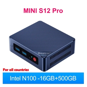 มินิ S12 Pro เจนเนอเรชั่น 12 N100 16G 500G พีซี DDR4 8G 256G SSD คอมพิวเตอร์ตั้งโต๊ะสำหรับเล่นเกม เทียบกับ T8 S12 Pro โปรเซสเซอร์ประสิทธิภาพสูง - Product Image 6