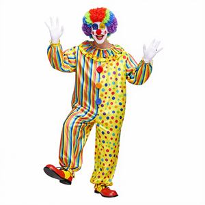 Unisex <span class=keywords><strong>Clown</strong></span> Cosplay Mascotte Kostuum Grappige Walking Wholesale Party Jumpsuit Pak Voor Volwassenen Voor Circusvoorstellingen Beschikbaar Voor - Product Image 1