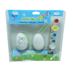 Kids Drawing DIY Ceramic Paint Easter Egg Set Ceramic Painting Set for Sale