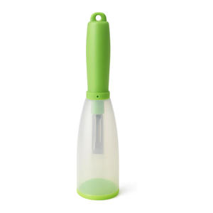 Pelador de Verduras Manual Multifuncional de Acero Inoxidable con Contenedor de Plástico, Pelador de Frutas para Zanahorias y Papas - Product Image 3