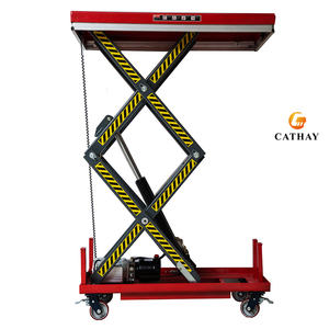 Diskon 1Ton 2Ton 4Ton dari 1000mm hingga 1400mm platform belanja Cina gunting listrik meja angkat - Product Image 3