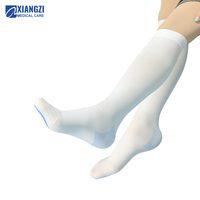 Bas de contention médicaux pour varices, thérapie de compression pour œdèmes T.E.D. Bas de contention en Spandex/Nylon, antidérapants, doux, pour un traitement efficace des cicatrices