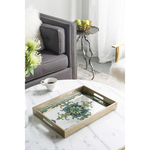Vassoio Decorativo 18.1x13x2 Pollici con Design Ornamentale per Servire - Product Image 6
