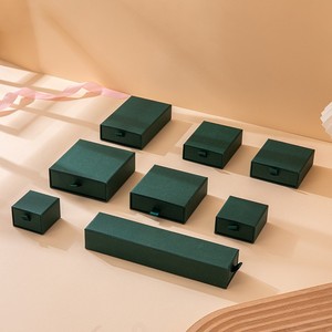 High Quality Stock Solid Color Jewelry Box Drawer Box for Packaging Rings, Necklaces, Bracelets and Other Accessories - Product Image 3