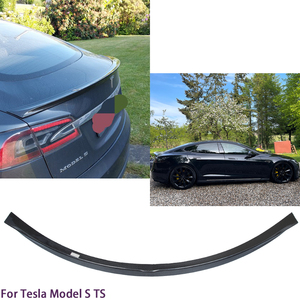 สปอยเลอร์หลังคาร์บอนไฟเบอร์ทรง TS สำหรับรถยนต์รุ่น S ปี 2021-2023 - Product Image 2