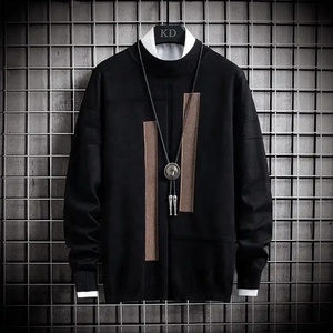 Người đàn ông của giản dị cáp đan cao cổ mỏng phù hợp với áo thun Áo len cho mùa thu và mùa đông Trọng lượng nhẹ & thoáng khí - Product Image 5