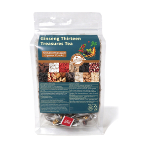 Tè alle Erbe dei 13 Tesori al Ginseng 150g 30 Bustine Tè Naturale per Vitalità Maschile e Miglioramento della Resistenza Tè per il Benessere Quotidiano - Product Image 5