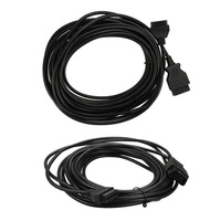 Câble d'extension OBD2 16 broches 10m ELM327 ODB2 16 broches Câbles d'extension ELM327 OBD II Connecteur Interface Adaptateur Outil de diagnostic