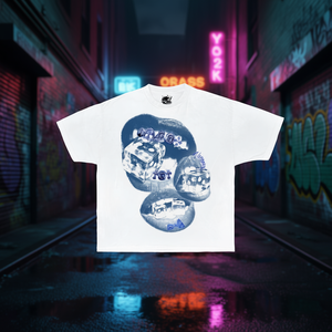 T-shirt Oversize Icy Mouth Grillz con Grafica, Design Y2K Streetwear, Confezionata - Product Image 3