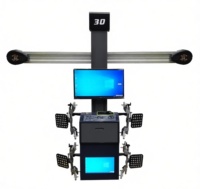 Machine d'alignement de roues 3D Huandyn HD-W8 certifiée CE, haute précision, logiciel informatisé personnalisé, équilibrage 220 tr/min, 75 kg