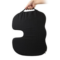 Coussin en mousse à mémoire de forme pour chaise de bureau, siège de voiture, avion, coussin de chaise antidérapant, coussin pour ordinateur de bureau, fauteuil roulant, conduite