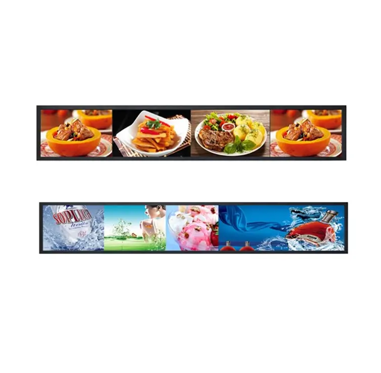 2023 Indoor Stretched Screen Bar Icd Monitordigital Shelf Edge Displays