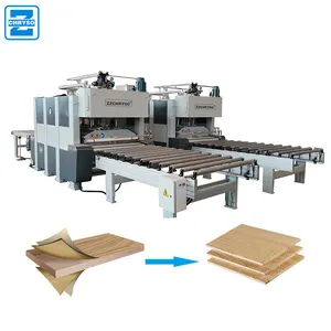 Mesin cetak panas papan partikel papan sirkuit panel MDF tekan panas hidrolik untuk kayu lapis