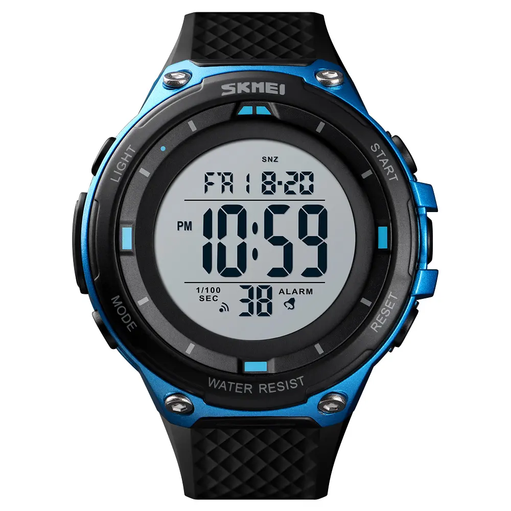 SKMEI 1441 Men Digital Watch Dual Time 50M Waterproof Hot Sale Chronograp Boy Sport Wristwatches