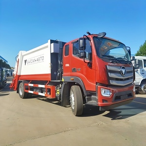 Camion Compacteuse à Ordures Foton 4x2 14m³ Prix Usine pour Déchets et Rifiuts - Product Image 4
