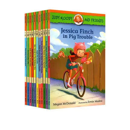 12 volumes/set Judy Moody and Friends English picture books original English books for children