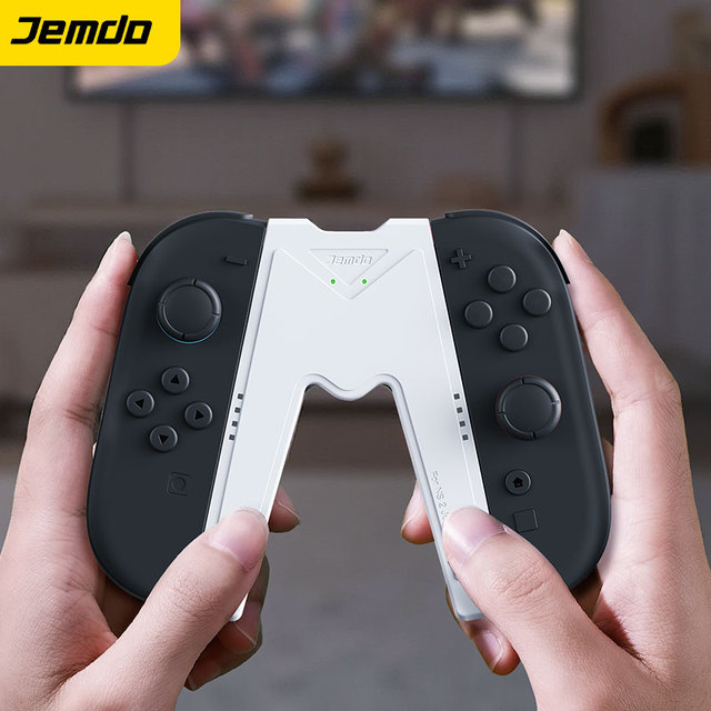 Jemdo High-quality Metal ABS Charger Station Charging Grip with Joy-Con Holder for for 2 JoyCon in Multi Colors