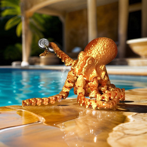 Figurine articulée pieuvre 3D imprimée, phosphorescente, jouet, figurine d'action 3D, cadeau artisanal pour enfants, jouets en gros - Product Image 6
