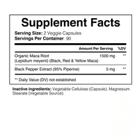Capsules de Maca pour Hommes et Adultes, Super Maca Naturelle Plus, Soutien Énergétique et d'Endurance