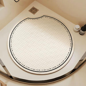 แผ่นรองอาบน้ำทรงกลม พีวีซี กันลื่น กันน้ำ สำหรับห้องน้ำ พื้นห้องอาบน้ำ ป้องกันการลื่นล้ม สำหรับผู้สูงอายุ - Product Image 1