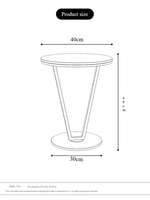Table basse ronde moderne simple et mobile avec rangement en forme de pétale pour salon, ensemble inclus