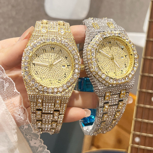 Orologio da Polso da Uomo 2026 Hip Hop a Forma di Ottagono con Diamanti, Lusso Argento Iced Out, al Quarzo, Moda, Vendita Calda - Product Image 5