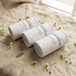 Tube en papier non imprimé pour impression personnalisée de marque, emballage écologique pour formules cosmétiques solides faites maison - Product Image 2