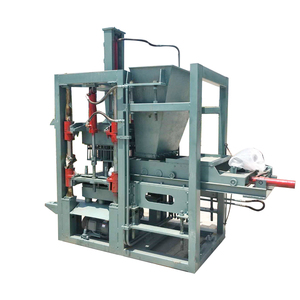 mesin cetak bata beton qyj3-15 bekas, sistem interlocking, blok berongga, diesel, hidrolik, untuk pembuatan blok - Product Image 1