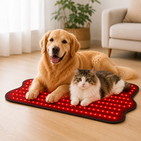 Tapis de luminothérapie LED rouge pour animaux de compagnie 800*360mm 28W, soulagement de la douleur, emballage personnalisé avec logo disponible