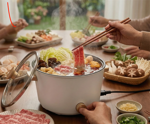 Good Price Us Plug Glass Lid Multi Function Chinese High Quality Electric Hot Pot - Product Image 4