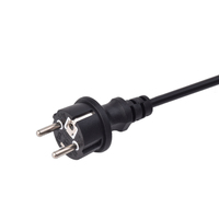 Prise de cordon d'alimentation ca européenne VDE 3 broches 220 ~ 250v 16A prise britannique en gros 16A noir diverses interfaces femelles utilisation de l'équipement