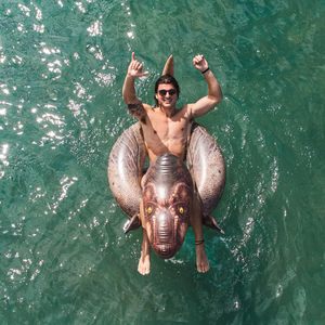 Wholesale Fun <b>Inflatable</b> Animal Pool <b>Float</b> Rings 40 Inch Swim Tubes for Swimming Pool Lake Beach Toys - Product Image 4