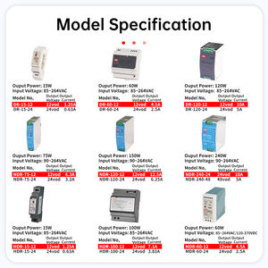 Dn-45-24 45W 24V DC Din مفتاح تزويد الطاقة 2A تيار إخراج فردي جهد دخل V 3A 5A 10A متاح - Product Image 4
