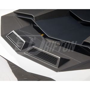 Cubierta de ventilación de aire del motor trasero de fibra de carbono LP700 para Lamborghini Aventador LP700 - Product Image 3
