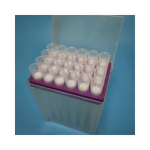 Suministros de laboratorio de 10ml, puntas de pipeta de filtro estéril, puntas de pipeta universales en rack para termo