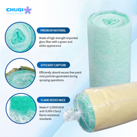 Rouleau de filtre pour cabine de peinture en polyéthylène 200 g/m² à média synthétique pour systèmes CVC des écoles, prix abordable, pack d'achat en gros