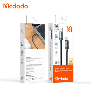 สายชาร์จ <span class=keywords><strong>Mcdodo</strong></span> Wholesale Buy It อลูมิเนียมอัลลอยด์ ไนลอน พร้อมไฟแสดงสถานะการชาร์จ Type-C/ Micro QC4.0 ชาร์จเร็ว 60W สายดาต้า C to C ยาว 1 เมตร - Product Image 5