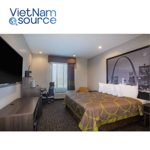 Customized Super 8 Project Wholesales OEM ODM CaseGoods Hardwood Wardrobe <b>Folding</b> Beds Compression Sofa Hotel Bedroom Furniture - Product Image 1