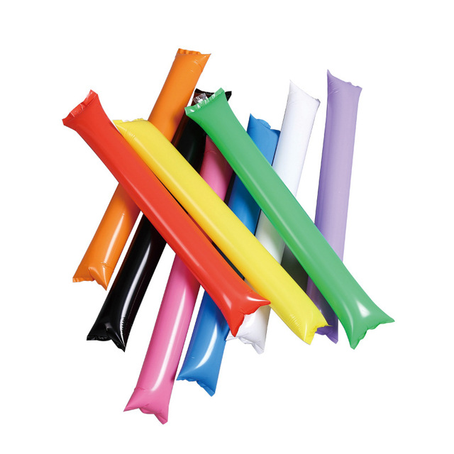 Wholesale Inflatable Thunder Sticks Cheering Sticks Noise Makers for Sports and Games Accept Custom Printing Logo
