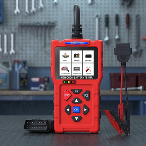 เครื่องมือวินิจฉัยรถยนต์ OBD2 พร้อมเครื่องทดสอบแบตเตอรี่ หน้าจอ LCD และการเชื่อมต่อ USB 12V สีแดง สำหรับรถยนต์ รุ่น T300 Pro - Product Image 3