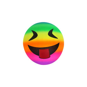 ลูกบอลสีรุ้งสำหรับเด็กขนาด20ซม. ลูกบอลเป่าลมรูปใบหน้าสำหรับกลางแจ้งสระว่ายน้ำรูปเมฆลูกบอลสี - Product Image 2