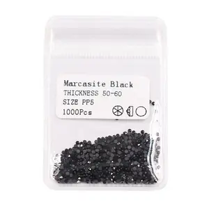 1000pcs/Bag 1.2mm 1.3mm 1.4mm 1.5mm 1.6mm Nature Pyrite Round Cut Loose Marcasite Stones for moissanite watch