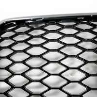 Nouvelle grille ABS de marque PNB, motif carbone nid d'abeille, cadre inférieur style RS5, pour Audi A5 B8.5 S5 2012-2016, installation facile - Vente chaude