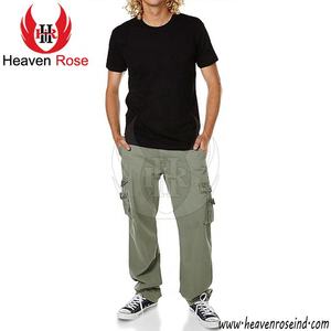 Pantalones cargo informales de secado rápido a prueba de viento de cintura media ligeros de ajuste regular para hombre, pantalones de algodón para seguridad en el lugar de trabajo - Product Image 6